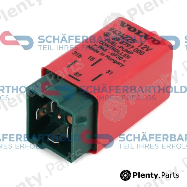 SchaeferbartholdGmbH 412384000111 — Relay, fuel pump ORIGINAL VOLVO 9 434 225