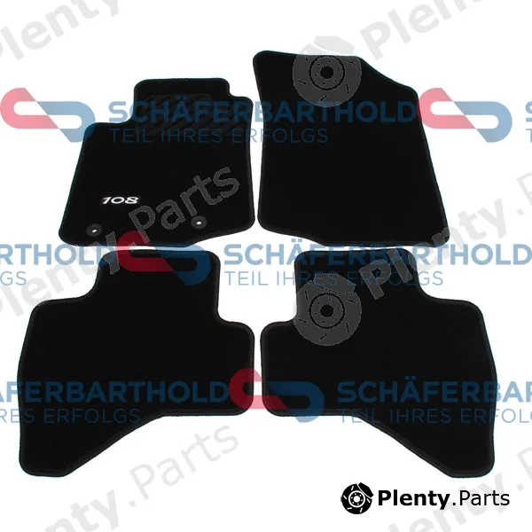 SchaeferbartholdGmbH 106271950111 — Floor Mat Set ORIGINAL CITROEN/PEUGEOT 16 108 216 80