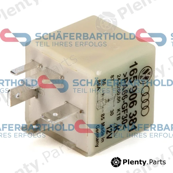 SchaeferbartholdGmbH 412185020111 — Relay, fuel pump ORIGINAL VW 165 906 381