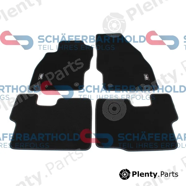 SchaeferbartholdGmbH 106163250111 — Floor Mat Set ORIGINAL OPEL 13453560