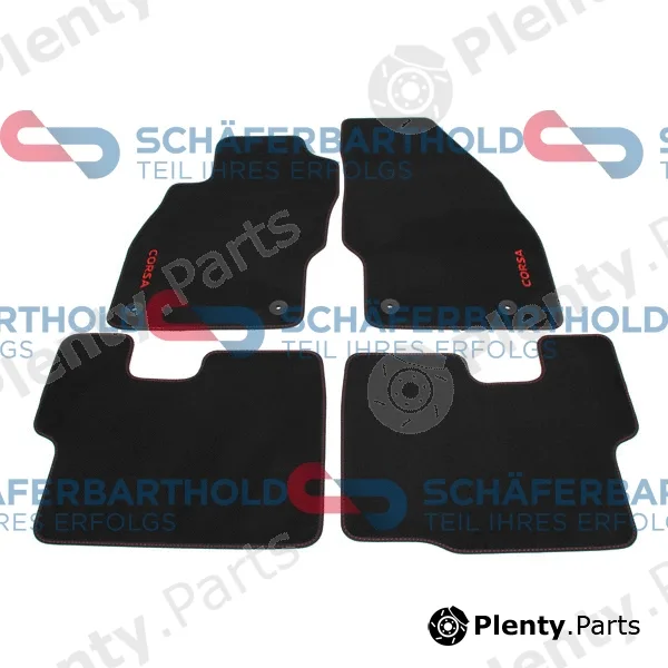 SchaeferbartholdGmbH 106163240111 — Floor Mat Set ORIGINAL OPEL 39229281