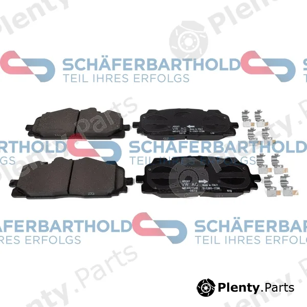 SchaeferbartholdGmbH 315041000111 — Brake Pad Set, disc brake ORIGINAL AUDI 4M0 698 151 BJ