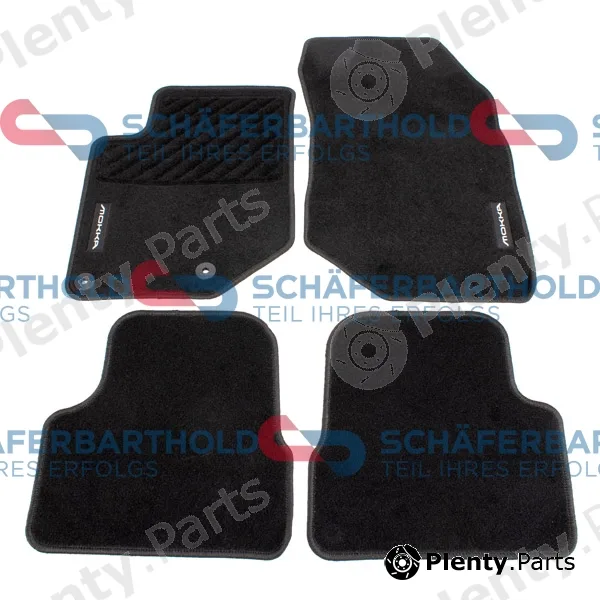SchaeferbartholdGmbH 106163620111 — Floor Mat Set ORIGINAL OPEL 16 711 527 80