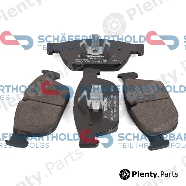 SchaeferbartholdGmbH 315381310111 — Brake Pad Set, disc brake ORIGINAL VOLVO 31 499 905