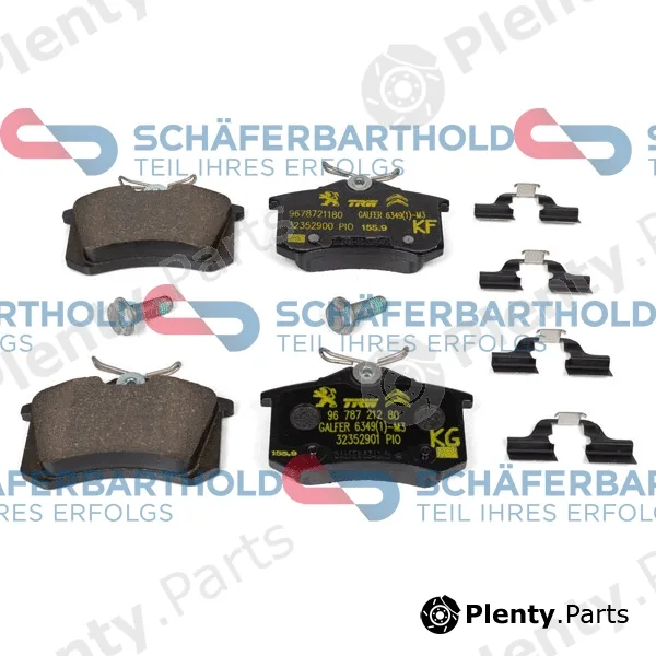 SchaeferbartholdGmbH 315271260111 — Brake Pad Set, disc brake ORIGINAL CITROEN/PEUGEOT 16 086 815 80