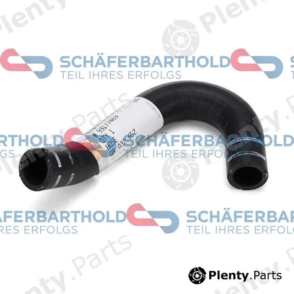 SchaeferbartholdGmbH 310163470111 — Radiator Hose ORIGINAL OPEL 93177469