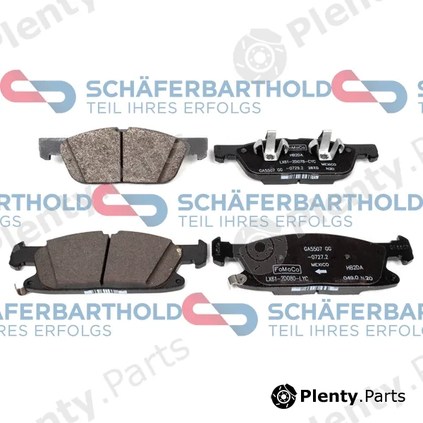 SchaeferbartholdGmbH 315063880111 — Brake Pad Set, disc brake ORIGINAL FORD 2 404 736