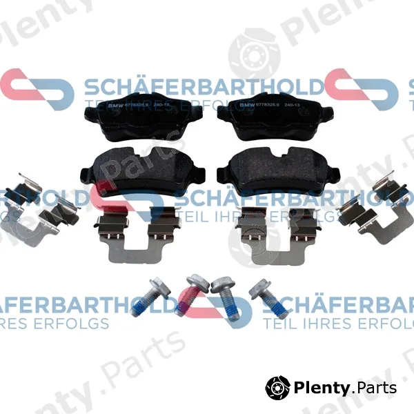 SchaeferbartholdGmbH 315024020111 — Brake Pad Set, disc brake ORIGINAL BMW 34 21 6 778 327