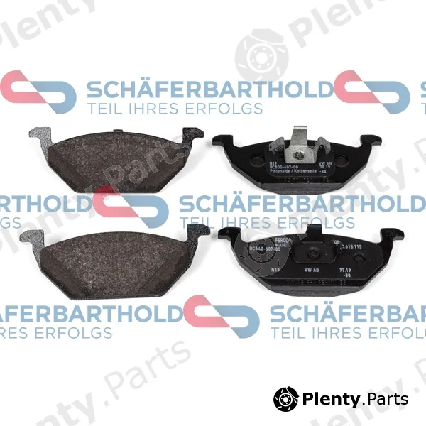 SchaeferbartholdGmbH 315181150111 — Brake Pad Set, disc brake ORIGINAL VW 2Q0 698 151 T