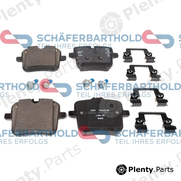 SchaeferbartholdGmbH 315022890111 — Brake Pad Set, disc brake ORIGINAL BMW 34 21 6 885 187