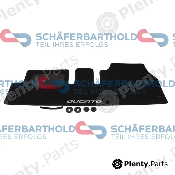 SchaeferbartholdGmbH 106081720111 — Floor Mat Set ORIGINAL FIAT 50290635