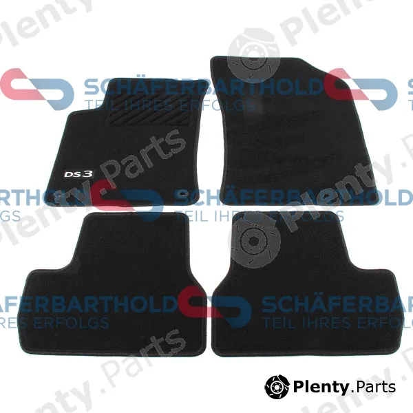 SchaeferbartholdGmbH 106260060111 — Floor Mat Set ORIGINAL CITROEN/PEUGEOT 16 139 542 80