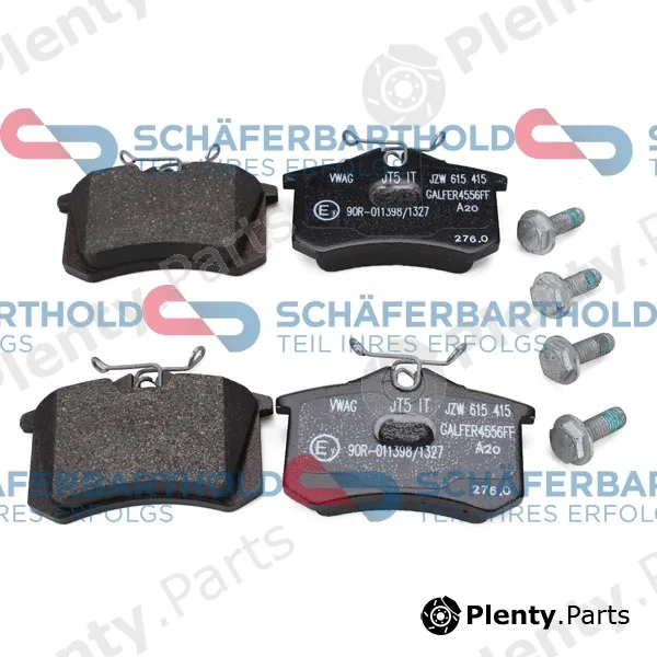 SchaeferbartholdGmbH 315181510111 — Brake Pad Set, disc brake ORIGINAL VW JZW 698 451