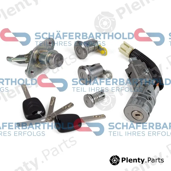 SchaeferbartholdGmbH 612260160111 — Lock Set, locking system ORIGINAL CITROEN/PEUGEOT 16 087 458 80