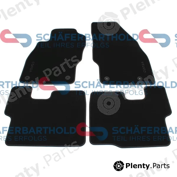 SchaeferbartholdGmbH 106163260111 — Floor Mat Set ORIGINAL OPEL 39187352