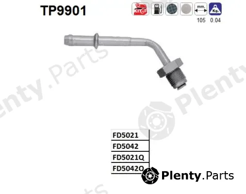 AS TP9901 — Pressure Pipe, pressure sensor (soot/particulate filter)