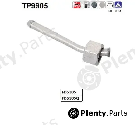 AS TP9905 — Pressure Pipe, pressure sensor (soot/particulate filter)