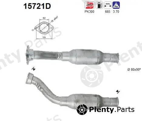 AS 15721D — Catalytic Converter