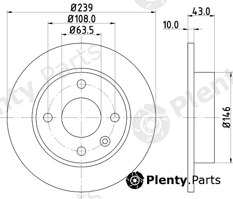 DON PCD15112 — Brake Disc