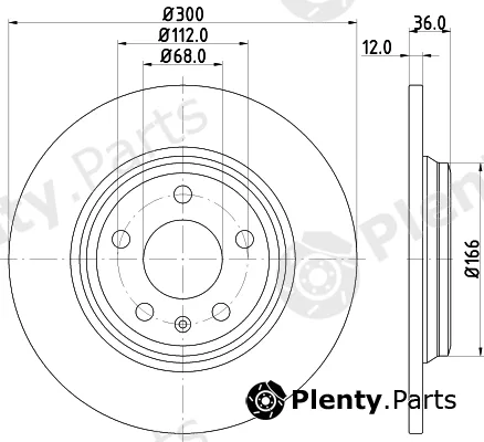 DON PCD22922 — Brake Disc