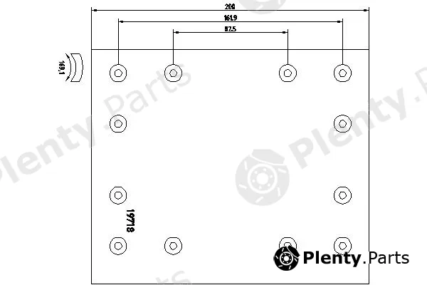 DON BC/120/1 — Brake Lining, drum brake