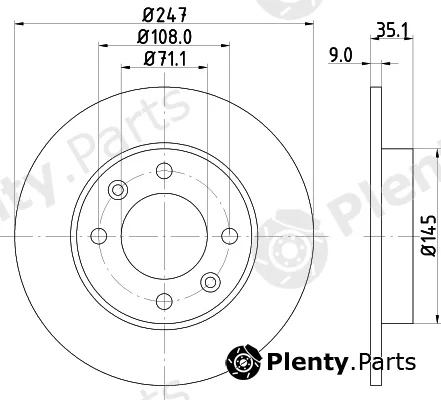 DON PCD10932 — Brake Disc