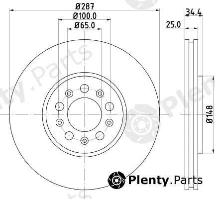 DON PCD10532 — Brake Disc