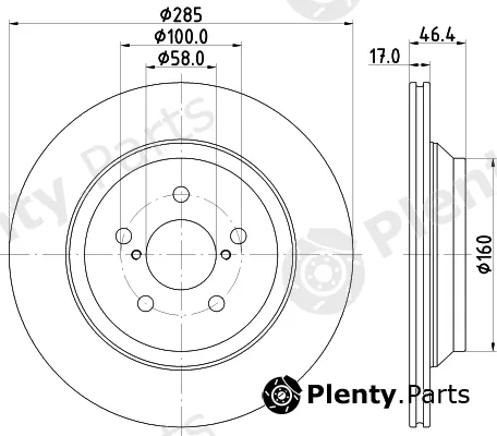 DON PCD19402 — Brake Disc
