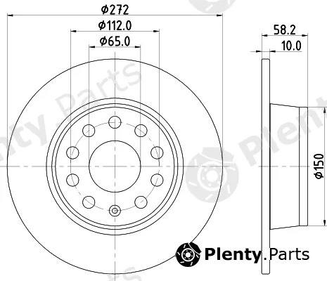 DON PCD17462 — Brake Disc