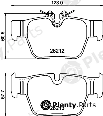 DON PCP2017 — Brake Pad Set, disc brake