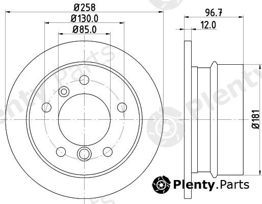 DON PCD18292 — Brake Disc