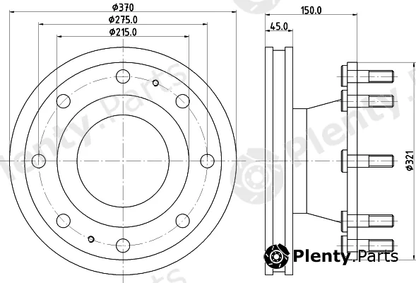 DON CVD517 — Brake Disc