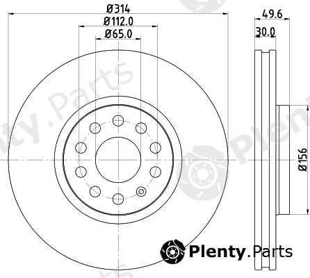 DON PCD11732 — Brake Disc
