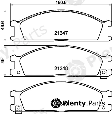 DON PCP1851 — Brake Pad Set, disc brake