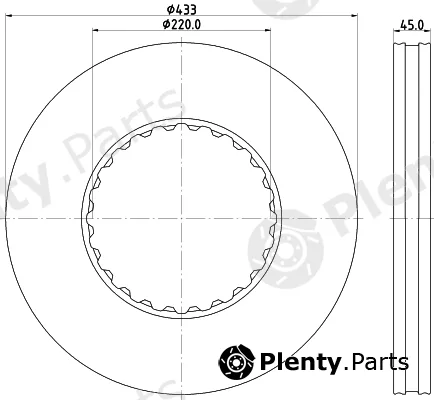 DON CVD646 — Brake Disc