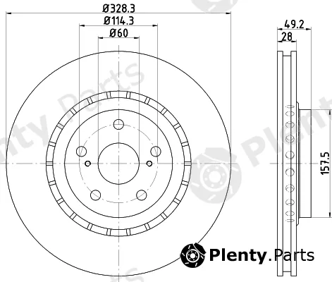 DON PCD14622 — Brake Disc