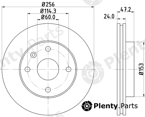DON PCD21132 — Brake Disc