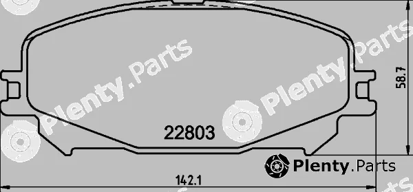 DON PCP1790 — Brake Pad Set, disc brake
