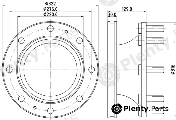 DON CVD523 — Brake Disc