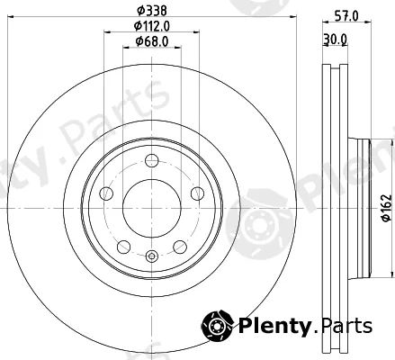 DON PCD22971 — Brake Disc