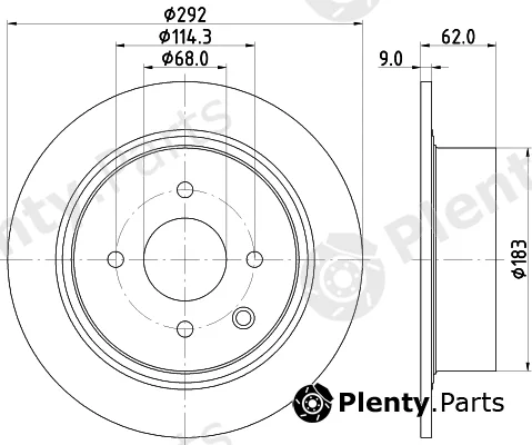 DON PCD16102 — Brake Disc