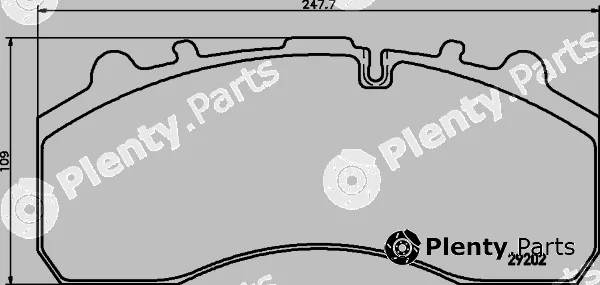 DON CVP020K — Brake Pad Set, disc brake