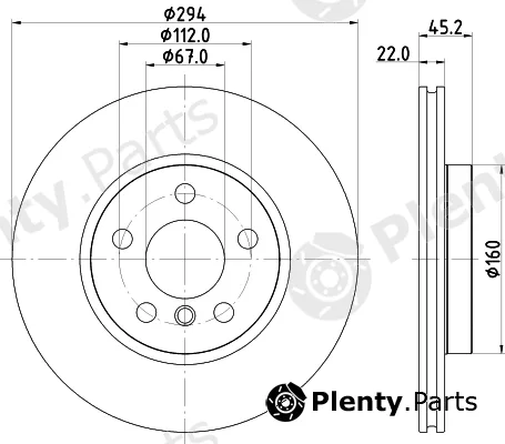 DON PCD19792 — Brake Disc