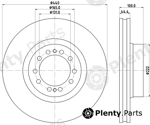 DON CVD512 — Brake Disc
