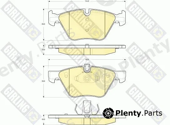 Girling 6115592 — Brake Pad Set, disc brake