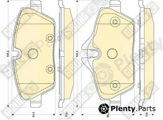 Girling 6118701 — Brake Pad Set, disc brake