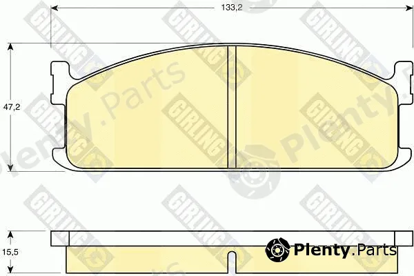 Girling 6103459 — Brake Pad Set, disc brake