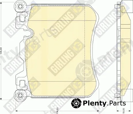 Girling 6118269 — Brake Pad Set, disc brake