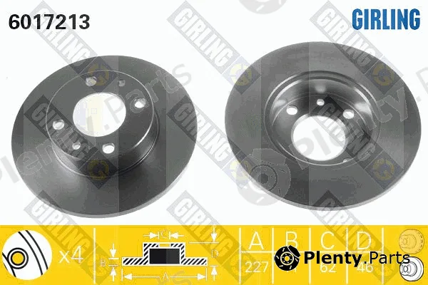 Girling 6017213 — Brake Disc