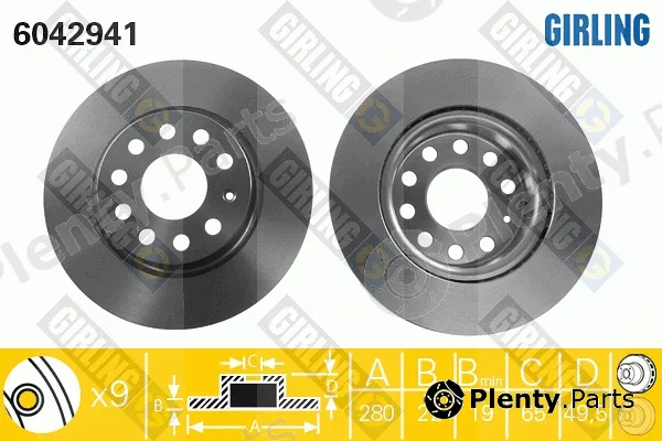 Girling 6042941 — Brake Disc